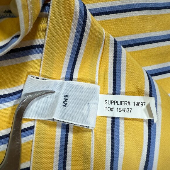 Ralph Lauren Shirt Men Size XL Long Sleeve Classic Fit Stripe 100% Cotton GUC - Picture 7 of 13